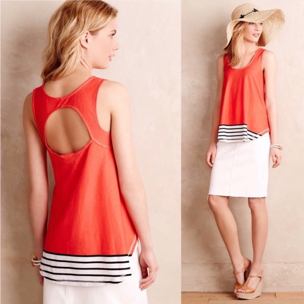 Anthropologie Deletta Swing Tank